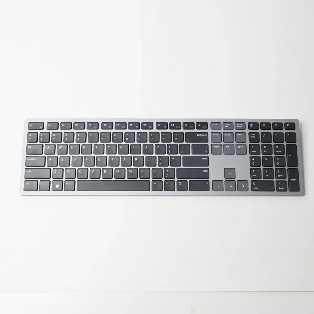 Dell KB7221Wt Multi-Device Bluetooth Wireless Keyboard – Black - No Dongle AS IS